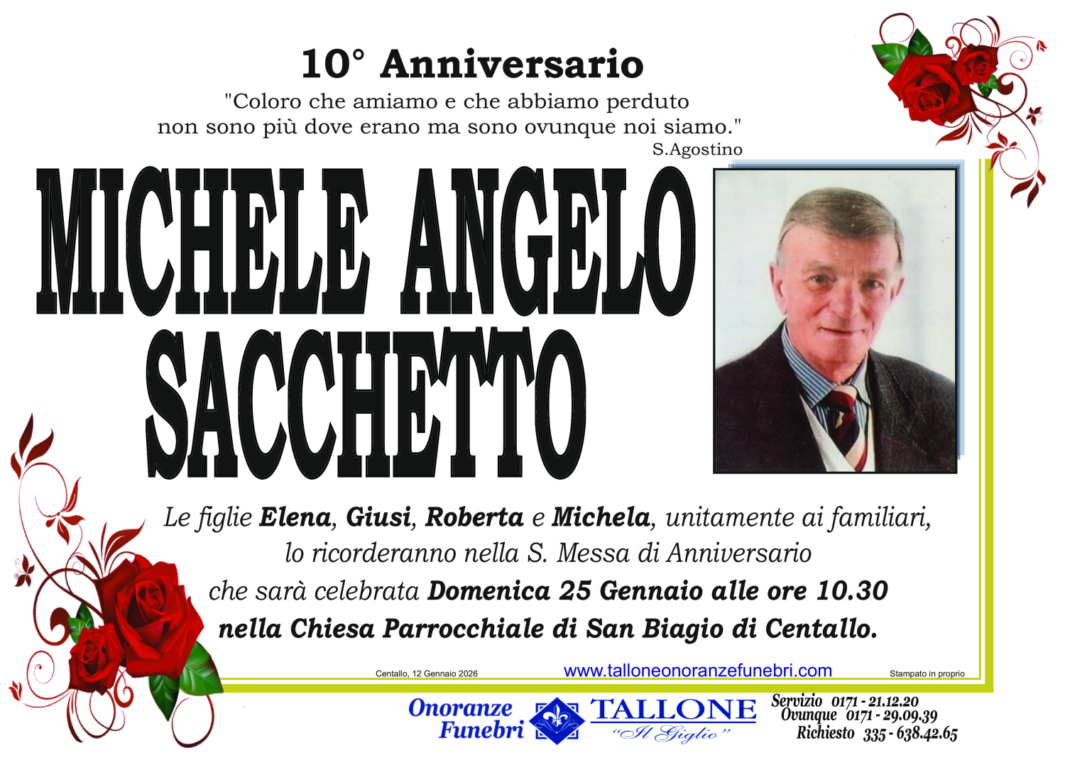 Michele Angelo Sacchetto